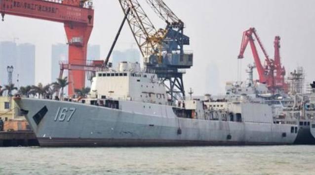 湛江舰水面以上高度，展现中国海军力量的骄傲与荣耀，湛江舰水面以上高度，中国海军力量的骄傲与荣耀风采