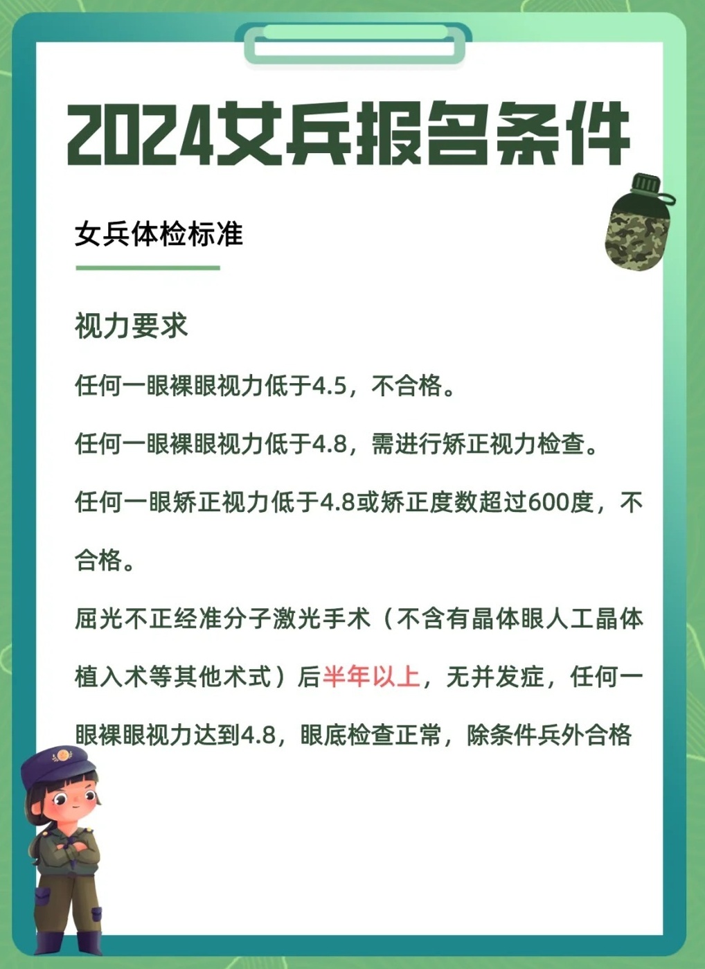 当兵视力条件解析，当兵视力条件详解