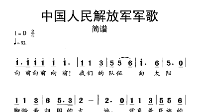 中国人民解放军军歌歌词与曲谱，荣耀与力量的象征，中国人民解放军军歌，荣耀与力量的永恒象征