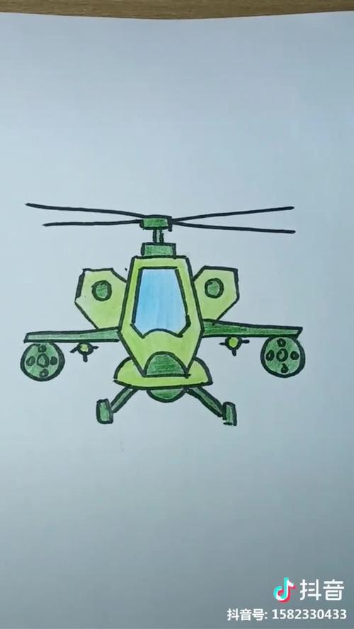 武装直升机图片大全与绘画艺术，武装直升机图片展示与绘画艺术探索