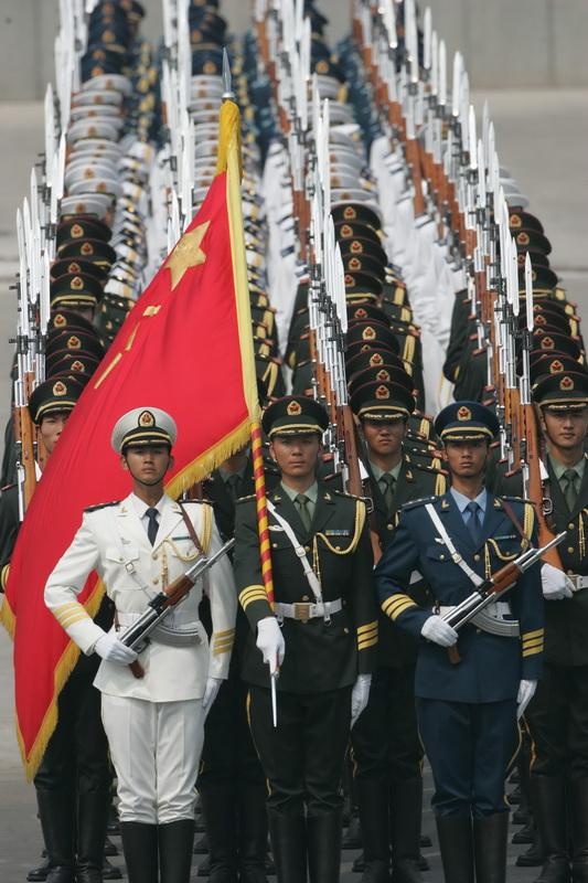 珍贵的记忆，探索70年代三军仪仗队的图片故事，珍贵记忆，探索70年代三军仪仗队的图片历程