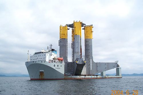 沙河口号半潜船，引领水上交通新时代的先锋力量，沙河口号半潜船，新时代水上交通先锋力量