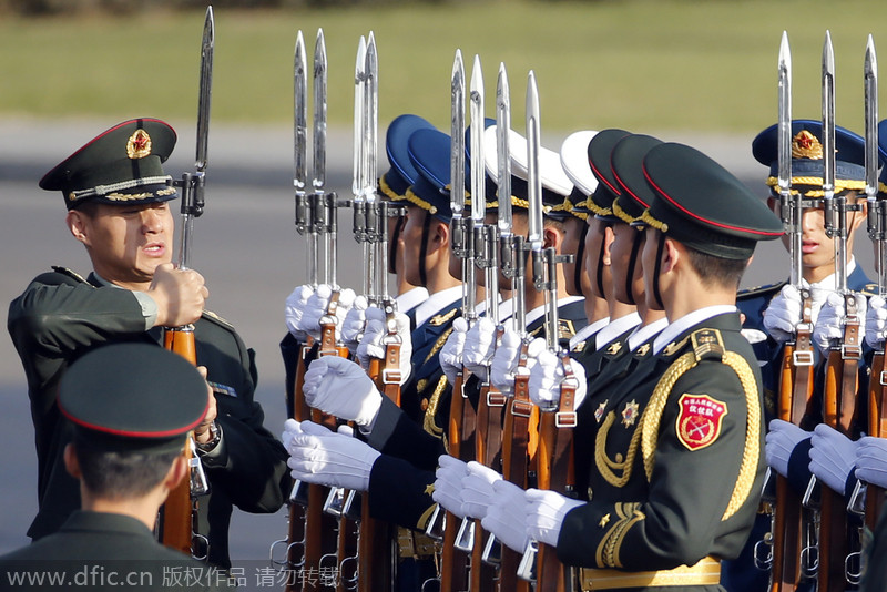 中国礼兵图片，历史、传统与现代的风采，中国礼兵风采，历史传统与现代风貌的图片展示