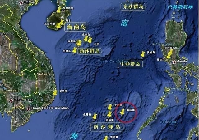 南海岛礁概览，南海岛礁全景概览