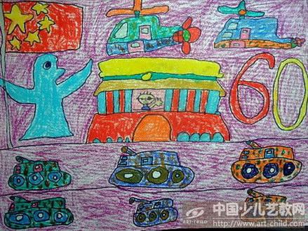 国庆阅兵方队简单画，一笔描绘荣耀瞬间，国庆阅兵方队简易素描，一笔绘出荣耀瞬间