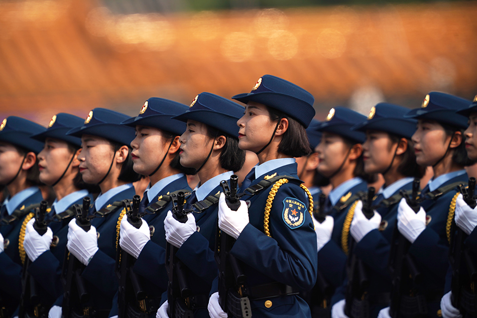 中国女兵方队阅兵仪式，展现力量与荣耀，中国女兵方队阅兵仪式，力量与荣耀的展现