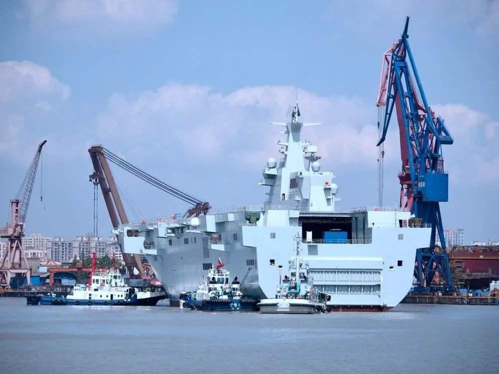 关于中国海军075两栖攻击舰三号舰的最新消息，中国海军075两栖攻击舰三号舰最新动态揭秘