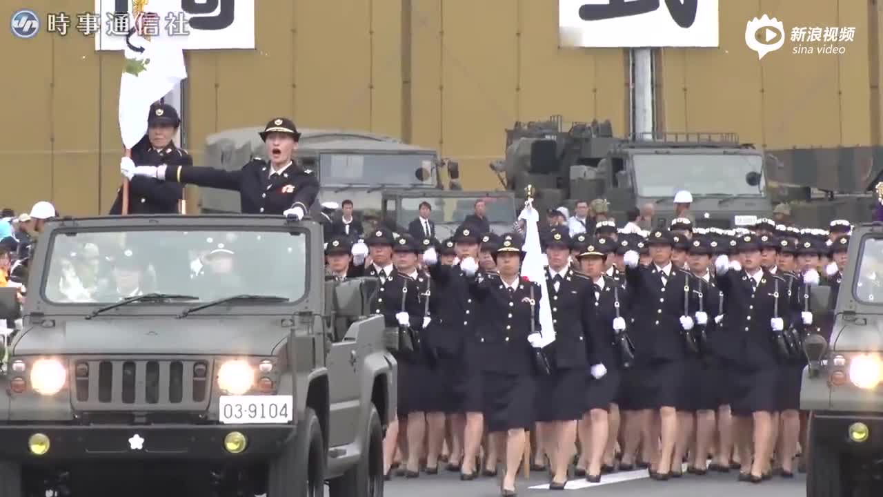 日本阅兵式视频，历史、传统与现代的交融展现，日本阅兵式视频，历史与现代交融的壮丽展示