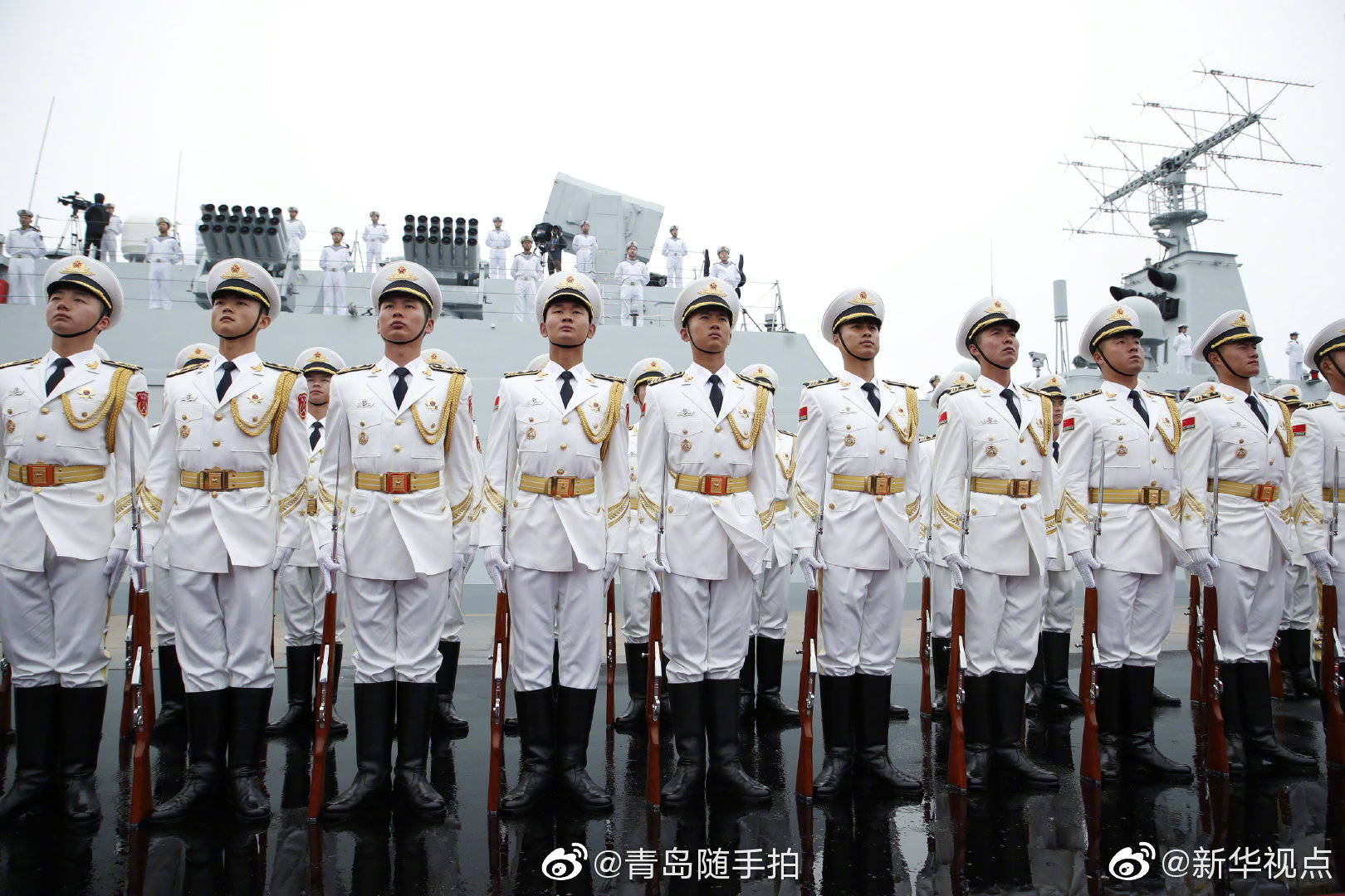 青岛海军阅兵，多国齐聚一堂彰显海上力量，青岛海军阅兵，多国海上力量齐聚一堂，彰显海上强国风采