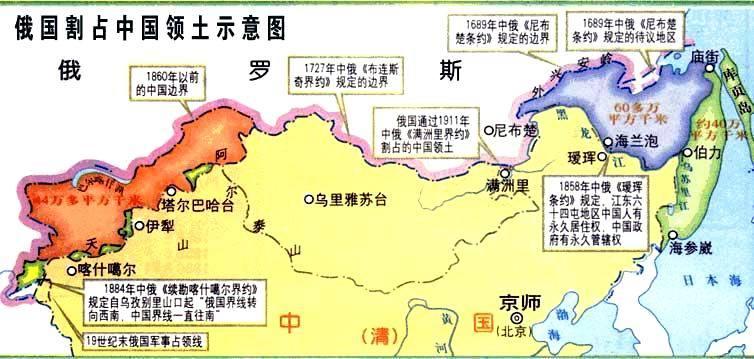 俄罗斯与中国领土争端，事实真相与误解解析，俄罗斯与中国领土争端，真相与误解的深度解析