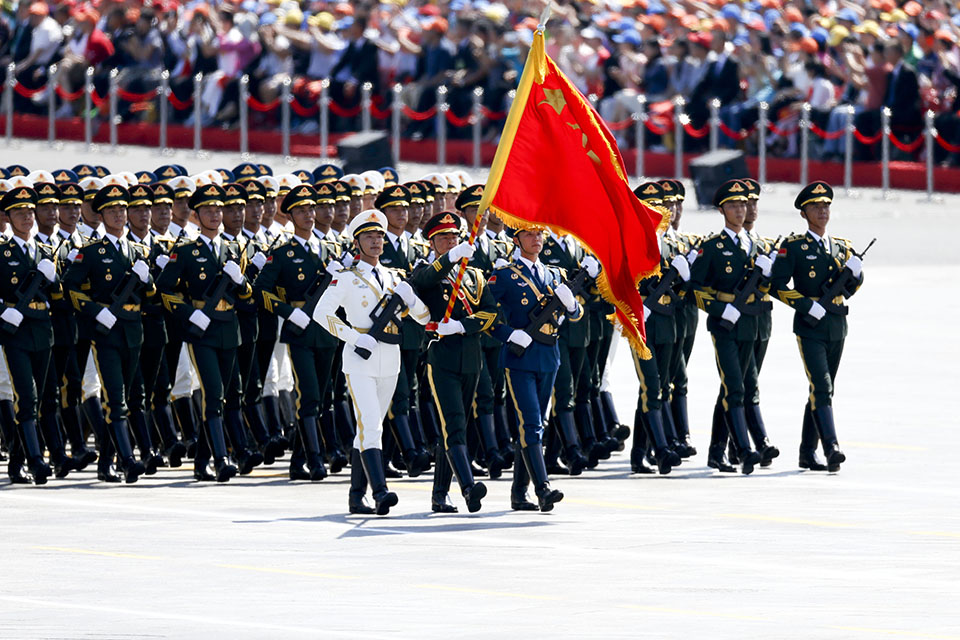 阅兵队列，展现国家力量与荣耀，阅兵队列，展现国家力量与荣耀的壮丽画卷