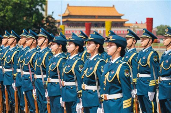 中国女兵仪仗队图片大全大图,荣耀与力量的展现,中国女兵仪仗队风采,荣耀与力量的完美展现
