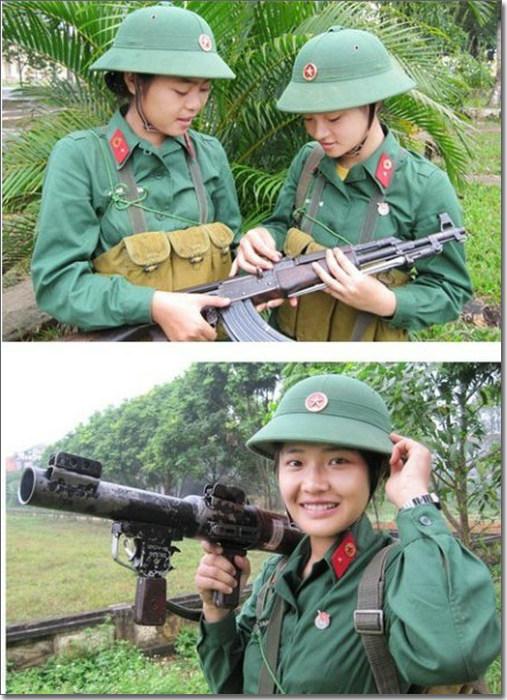 中国女兵在越南,云播中的英勇身影,中国女兵在越南云播中的英勇瞬间