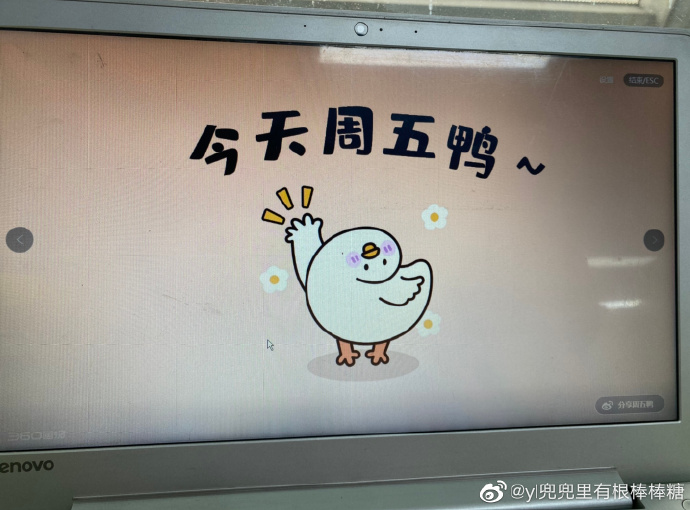 今天周五鸭图片,忙碌中的一抹轻松与愉悦,周五鸭图,忙碌中的一抹轻松愉悦时光