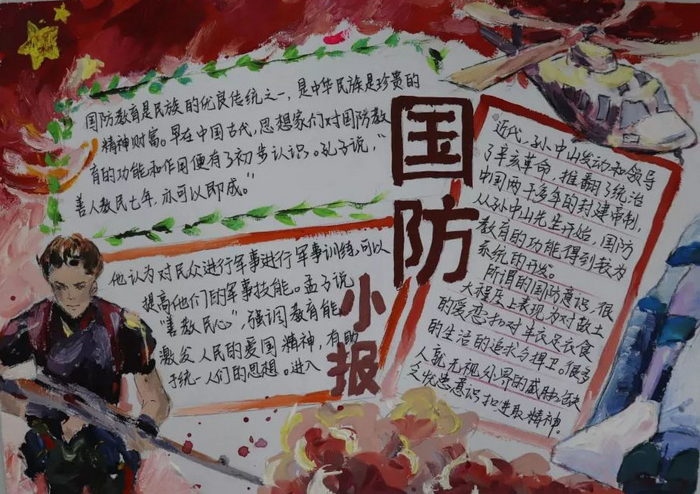 国防教育手抄报内容简单,国防知识普及与青少年国防意识的培养,国防教育手抄报,普及国防知识与培养青少年国防意识的重要性