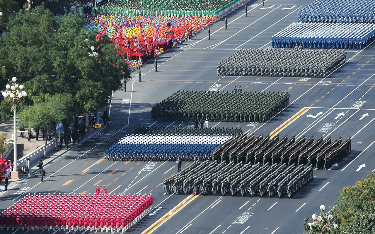 中国阅兵式方阵，荣耀与力量的展现，中国阅兵式方阵，荣耀与力量的盛大展示